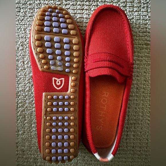 Rothy’s NWT Loafer, Wmn size 8, Clementine, Nvr Worn, Lightweight, Flex, Ltd Ed - Picture 3 of 3